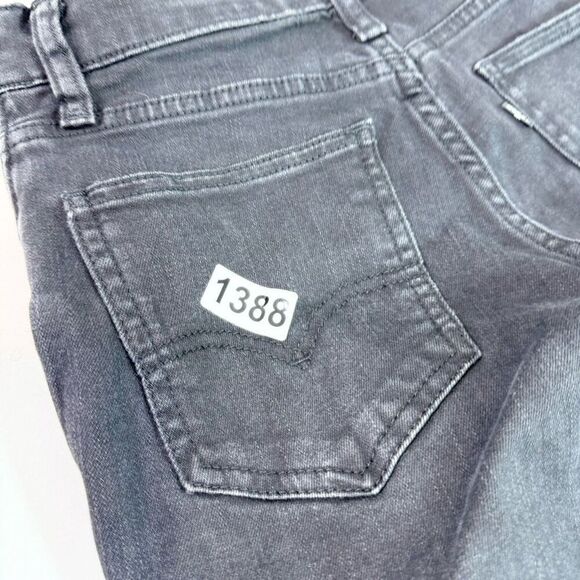 Levi Strauss & Co. Jumpsuit Womens 26 Black Solid Sleeveless Ankle Length Denim - Picture 10 of 12